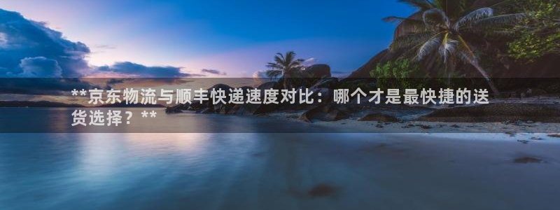 28圈登录不上咋回事：**京东物流与