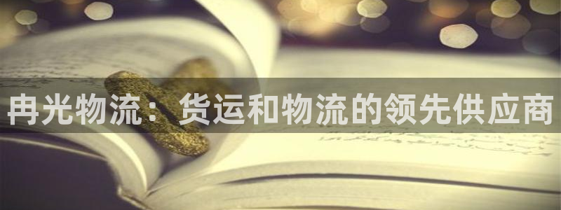 28圈平台注册：冉光物流：货运和物流